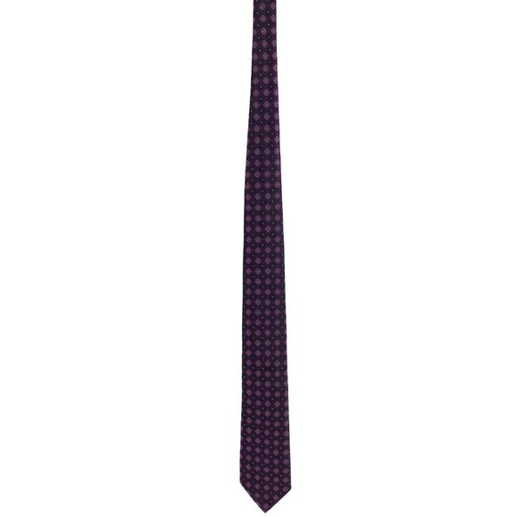 TED BAKER LONDON Diamond Polka Dot Silk Tie - Picture 3 of 16
